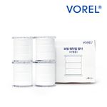VOREL Bathroom Sink Sediment Replacement Filter 4 Pack Water Purifier _ Made in Korea